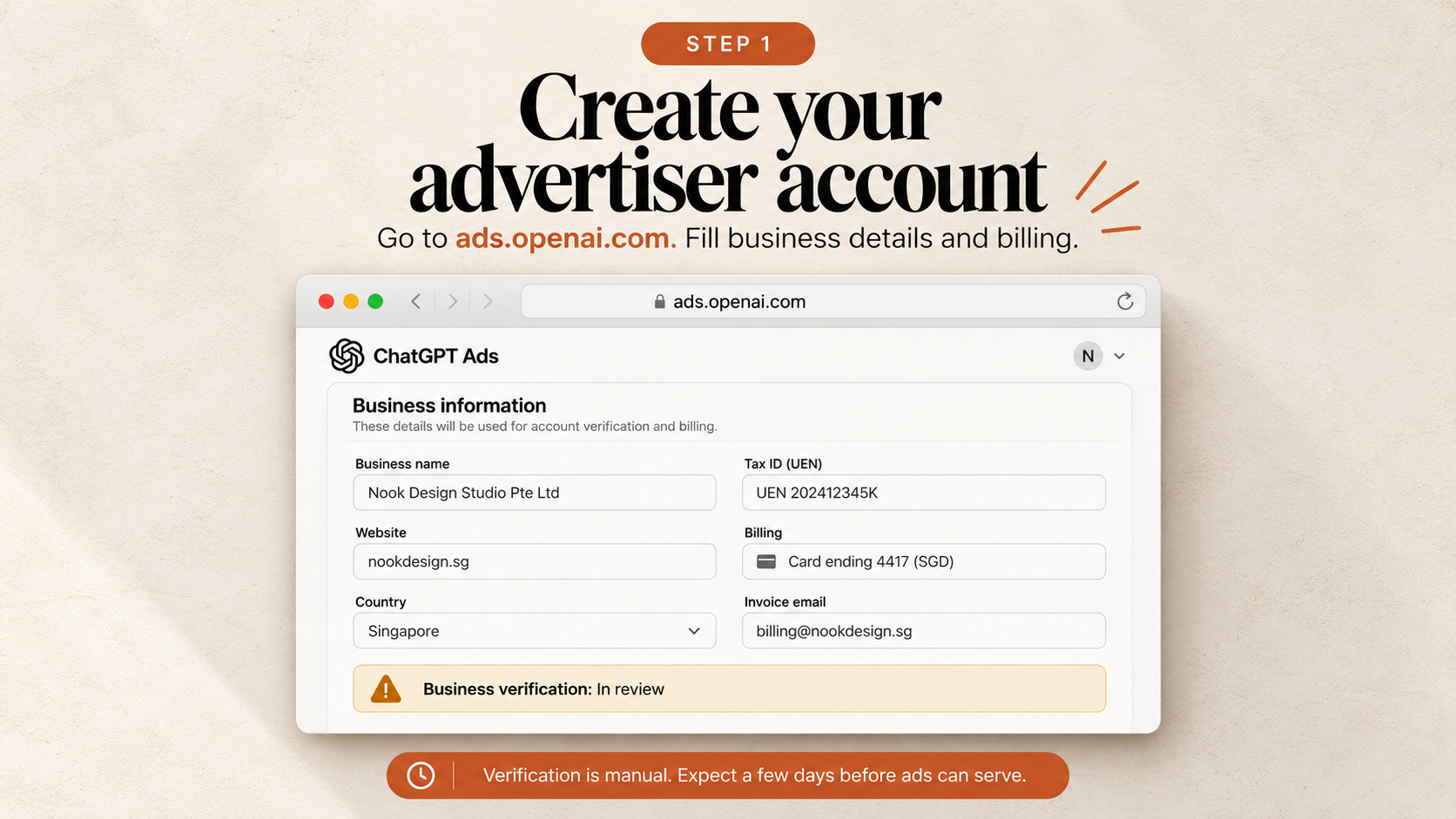 Launch and Monitor Ad Statuses 1